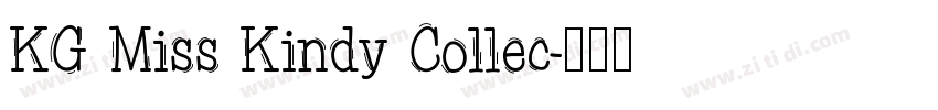KG Miss Kindy Collec字体转换